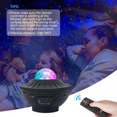 Galaxy Projector Star Night Light With Voice Control