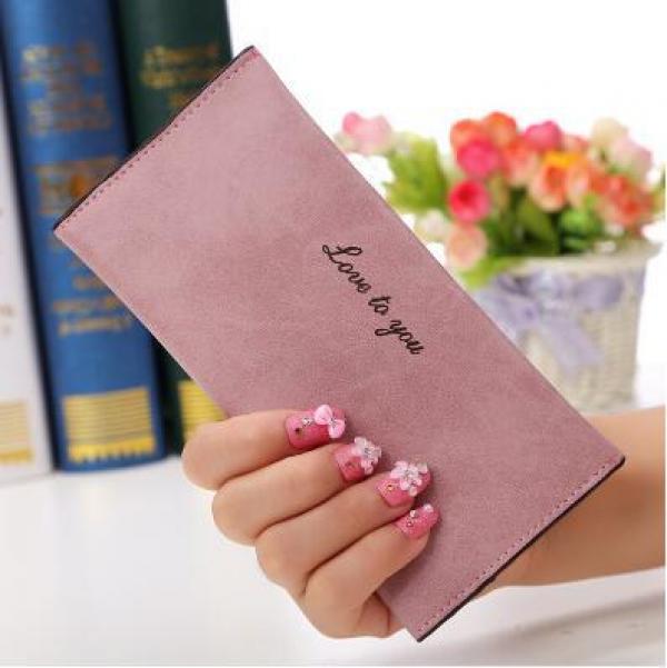 Women's Zipper Long Clutch Retro PU Leather Wallet