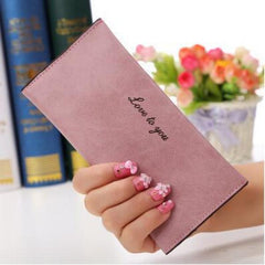 Women's Zipper Long Clutch Retro PU Leather Wallet