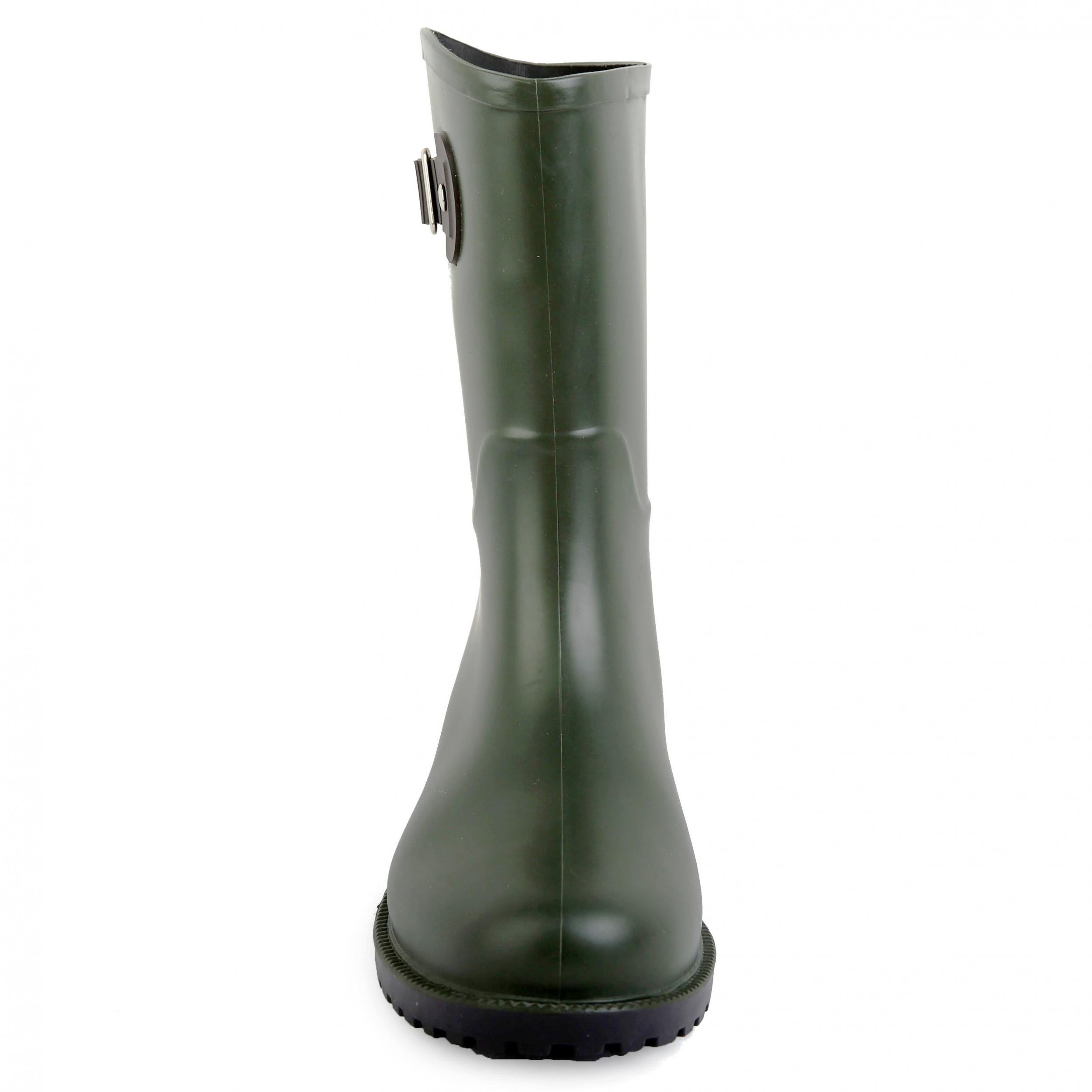 PVC Buckle Decor Non Slip Rain Boots Waterproof Lightweight Garden Beach Shoes