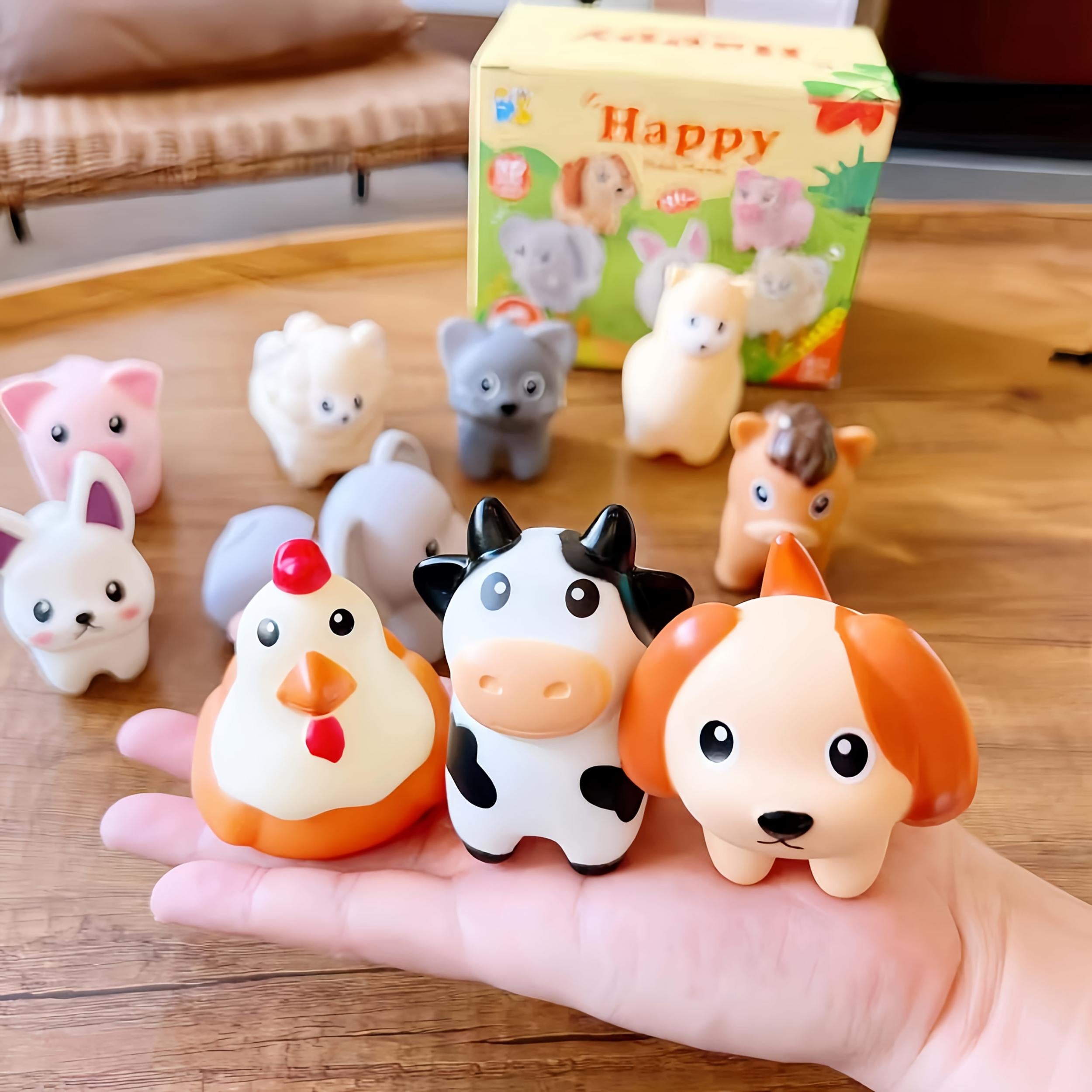 Animal Toy Set Early Learning Gift for Christmas Birthday Easter