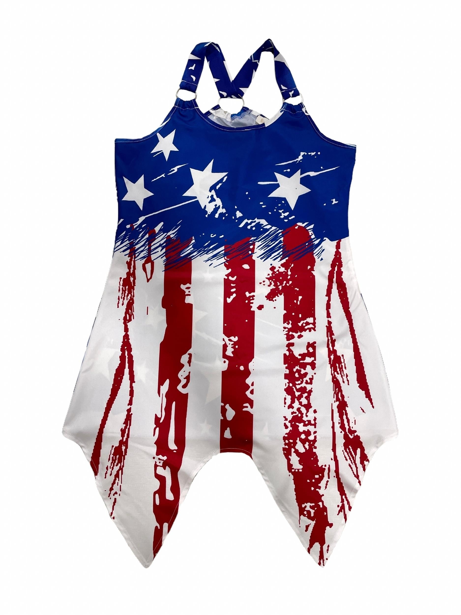 Y2K Print Crew Neck Tank Top