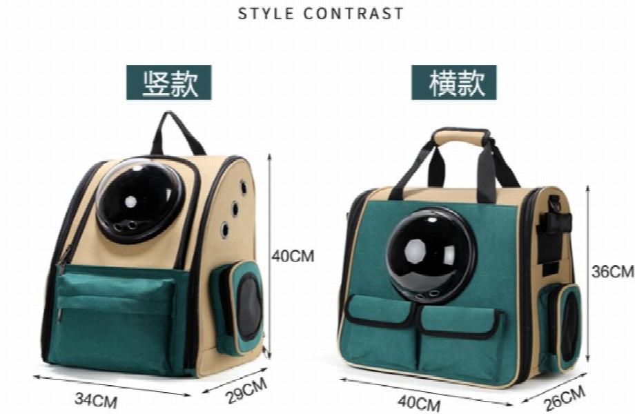 Unisex Pet Bag Backpack Travel Bag for Dogs and Cats