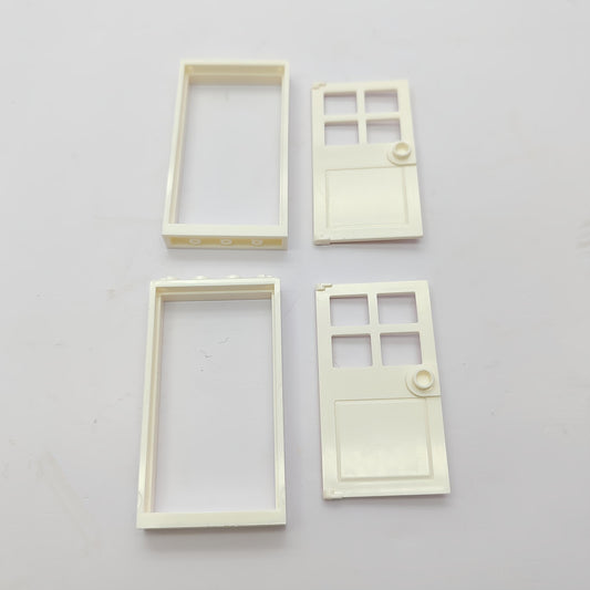 Building Block Door Accessories Kit for Urban Architecture Set