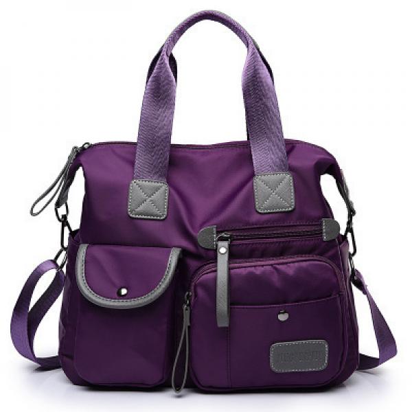 European Ladies Mommy Handbag Nylon Shoulder Portable Travel Messenger Bag
