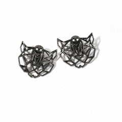 Men's Hollow Bat Bow Tie Collar Accessory Hip Hop Punk Bow Tie Charm