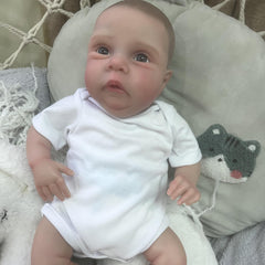 Hand-Painted Reborn Baby Doll Soft Touch Skin Painted Hair Gift