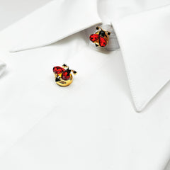 2pcs Insect Shirt Decorative Buttons for Men and Women