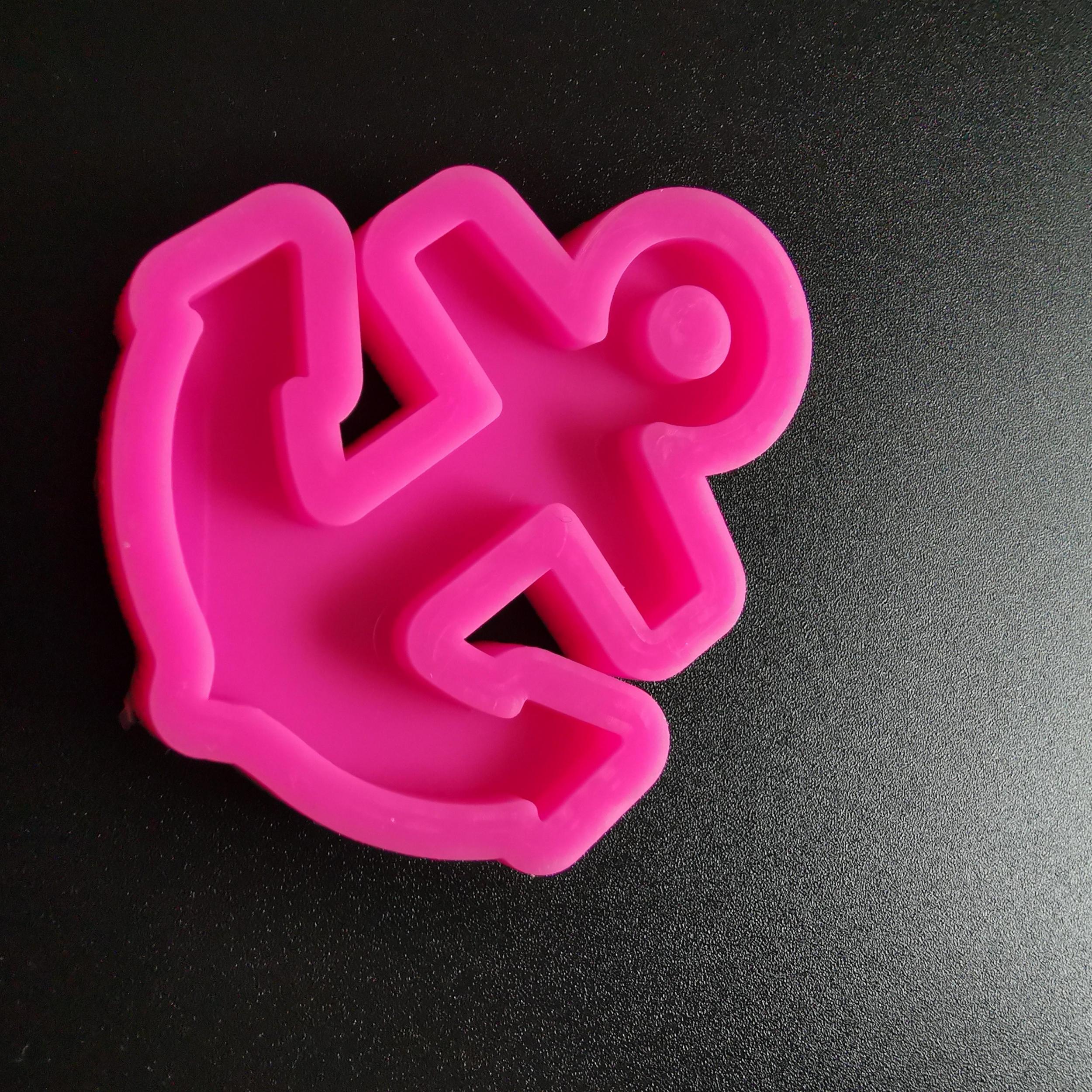 Anchor Silicone Mold Keychain Car Bag Pendant Epoxy Resin DIY Jewelry
