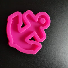 Anchor Silicone Mold Keychain Car Bag Pendant Epoxy Resin DIY Jewelry