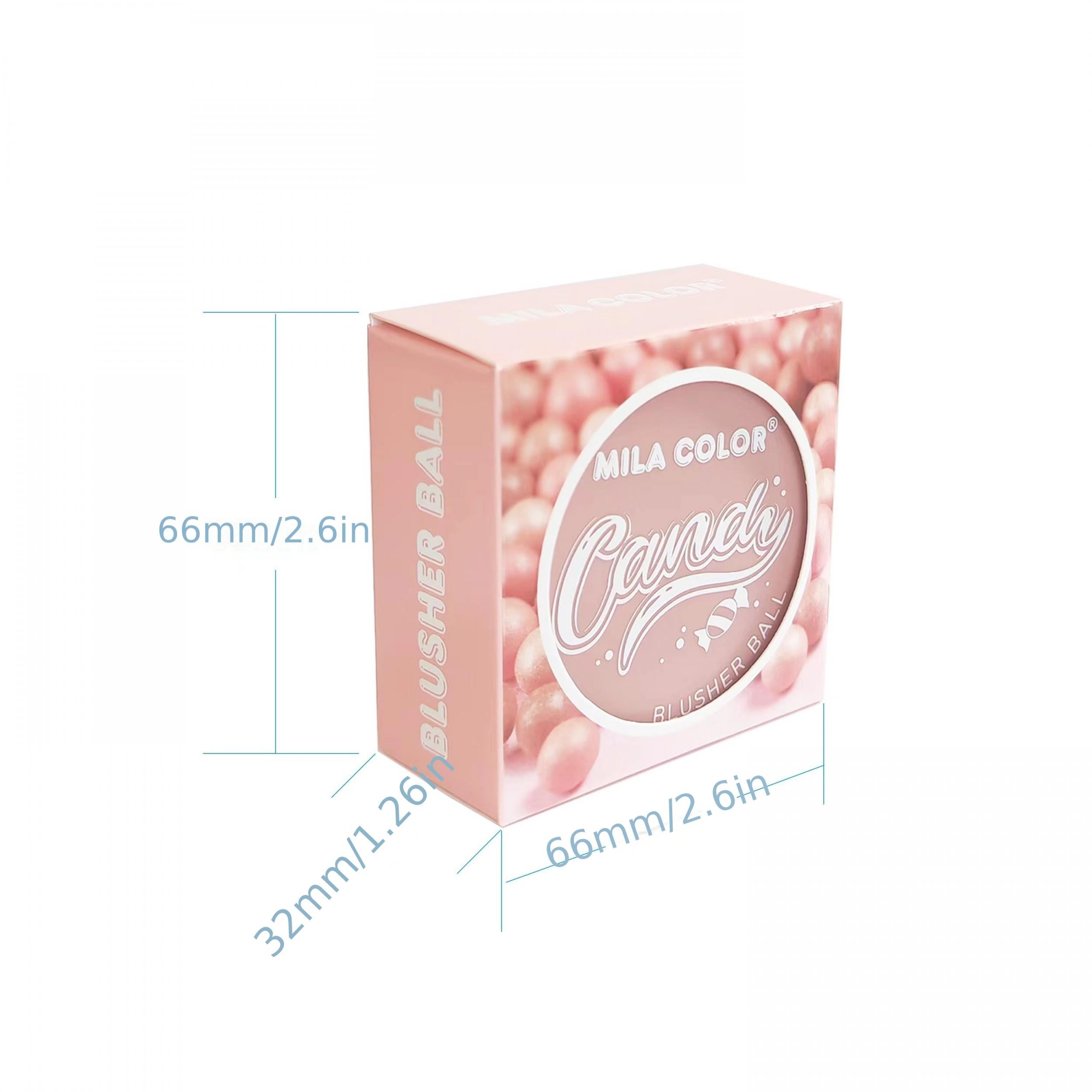4 Colors Blusher Ball Matte Makeup Long Lasting Lightweight Natural Nude Makeup