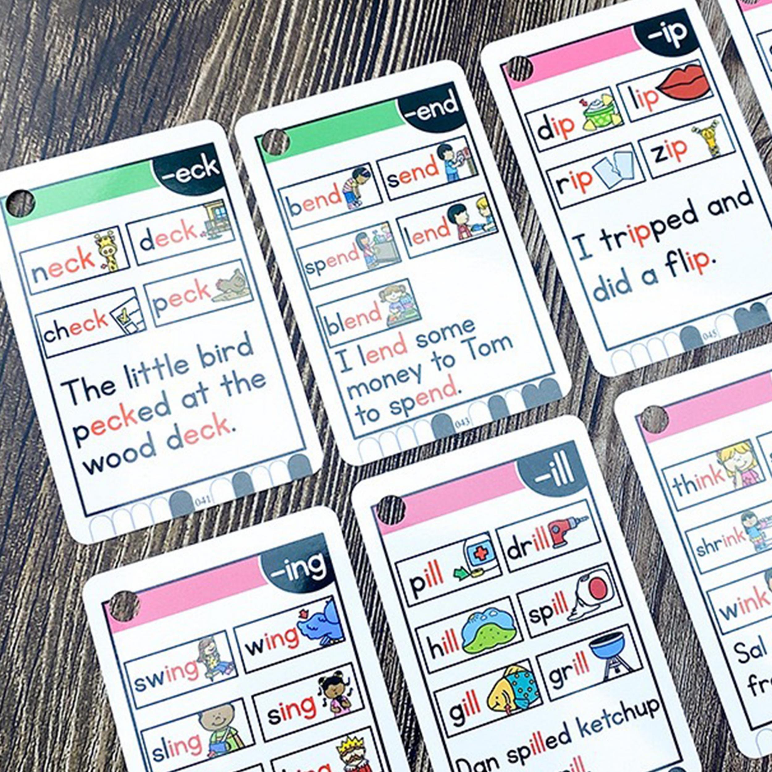 CVC Phonics Flashcards with Sight Words - Interactive Learning Toys