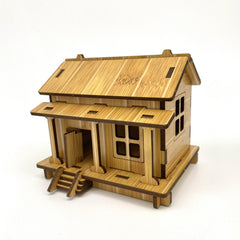 DIY Mini Cottage 3D Puzzle Model Kit Educational Brain Teaser Puzzles