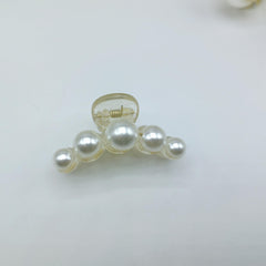 Faux Pearl Hair Claw Back Ponytail Clip Side Clip Hair Accessories