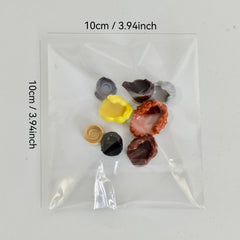 8pcs Assorted Character Hair Building Blocks Multicolor Fun DIY Building Blocks