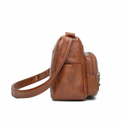 Soft Leather Women Shoulder Bag Crossbody Messenger
