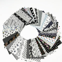 50pcs Light Cotton Cloth Set for DIY Sewing Scrapbooking Quilting Craft