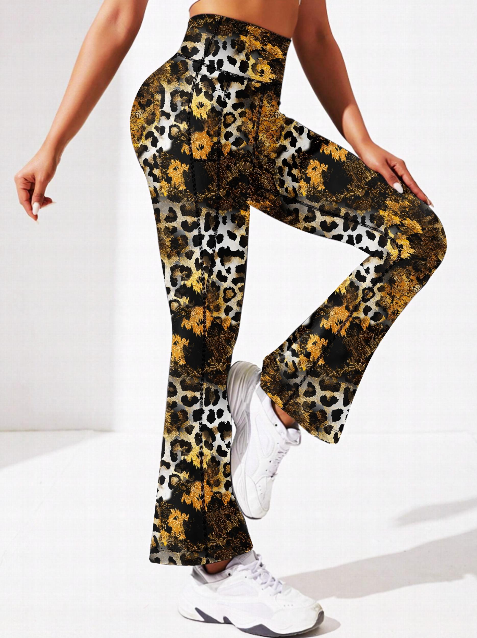 High Stretch Flared Leg Yoga Pants Women's A