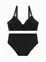  Women's Bow Knot Bra & Panty Lingerie Set