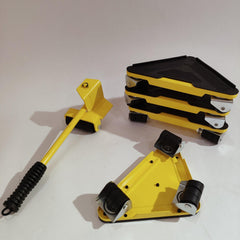 5pcs Furniture Mover Tool Set Heavy Duty Transport Lifter Roller