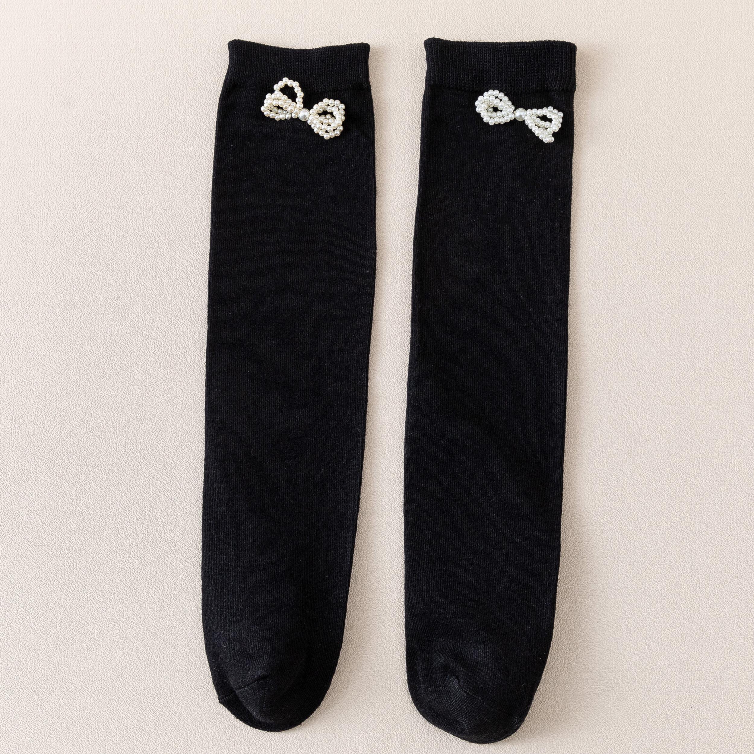 Girls Kids Stockings Breathable Long Socks