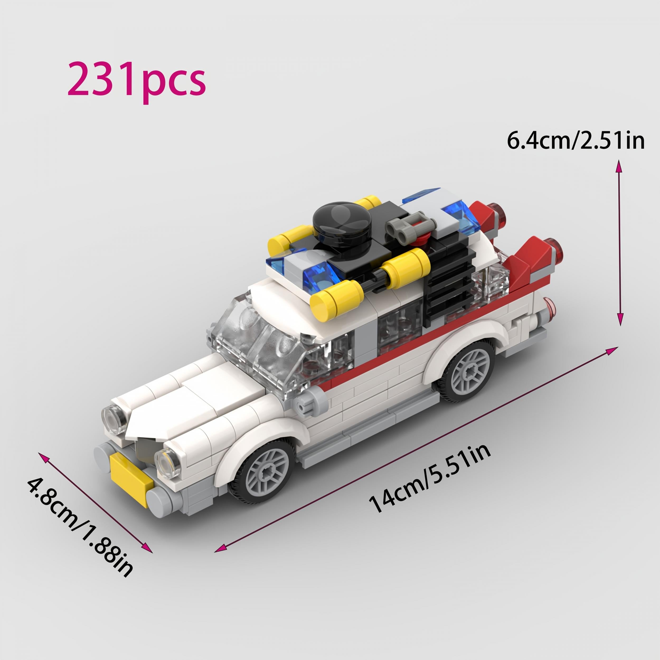 Educational Building Blocks Set Toy MOC Racing Car DIY Gift