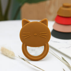 Cat Baby Rattle Teething Teether Toy BPA