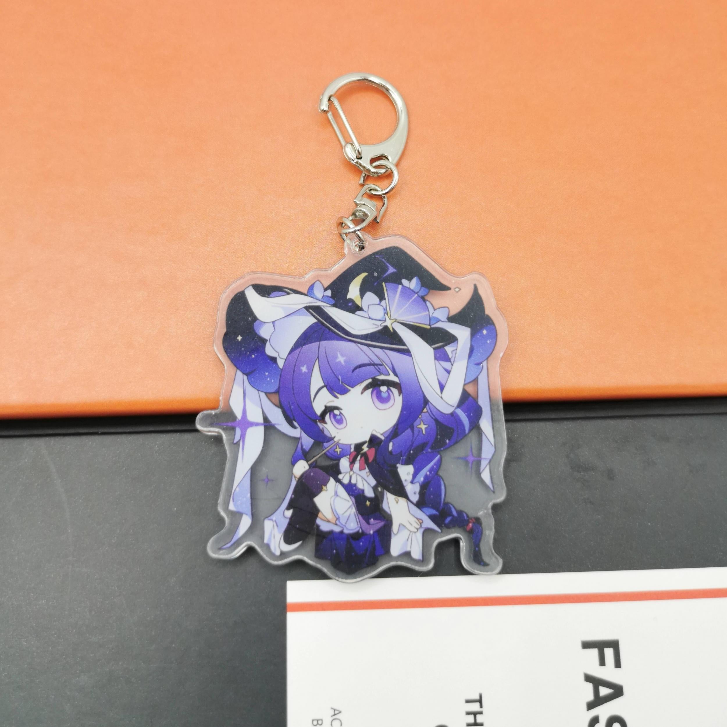 Anime Little Witch Key Ring Halloween Decoration Pendant