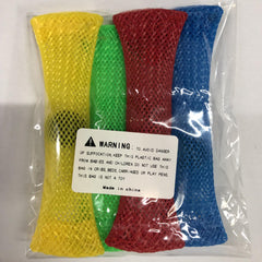 4Pcs Braided Mesh Tubes Fidget Toys with Marble