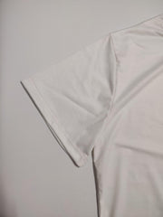Letter And Feather Print Men's Short Sleeve T shirt