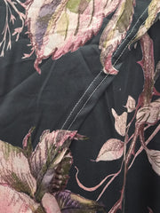  Floral Print Maxi Dress With Pockets