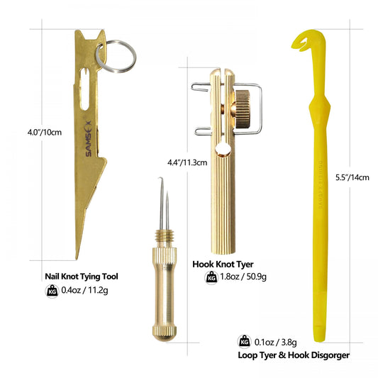 SAMSFX Fishing Hook Tier Stainless Steel Loop Tyer