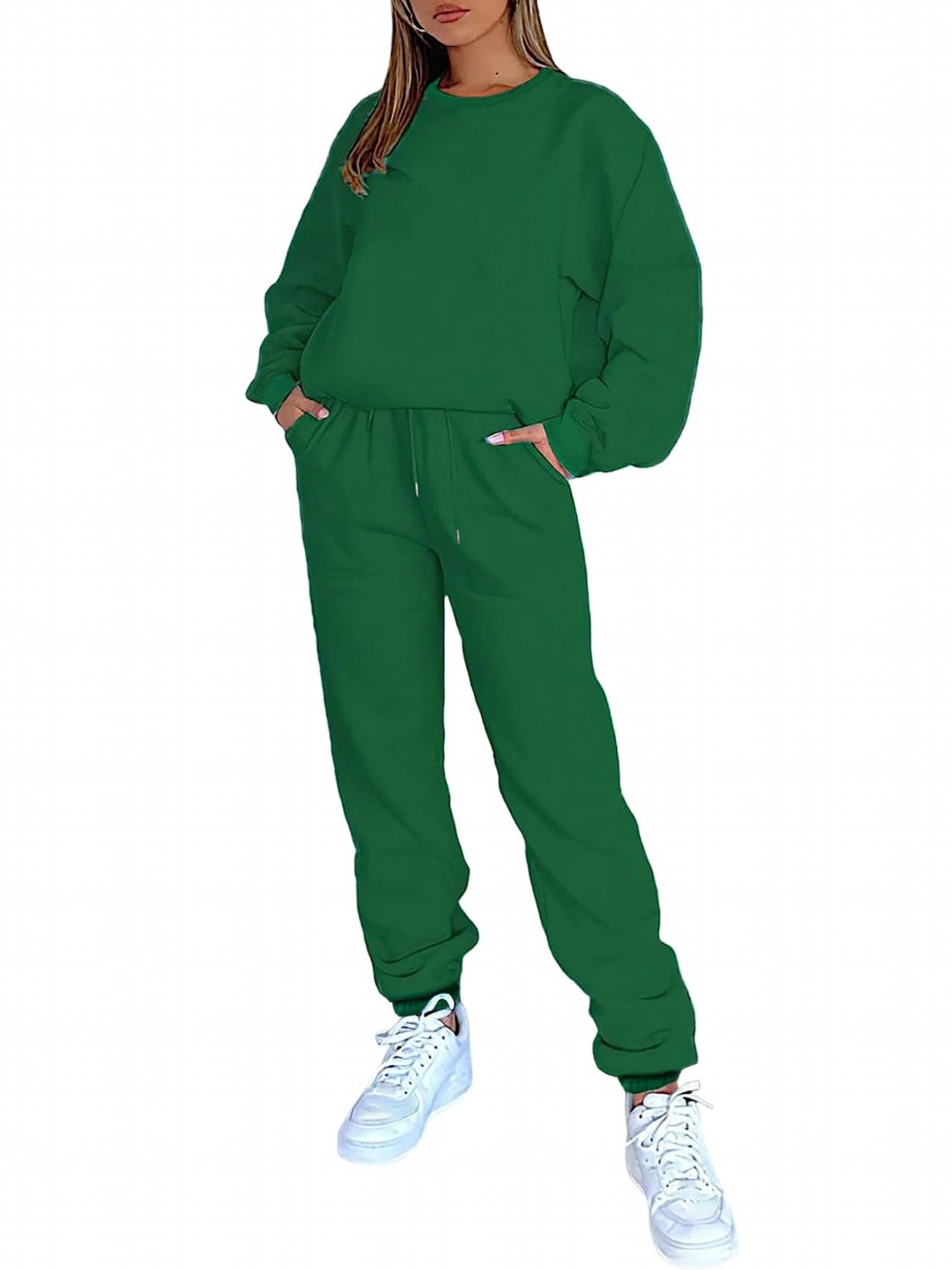  Solid Long Sleeve Top & Joggers Set