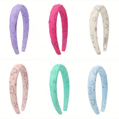 Sponge Headband Wash Face Spa Make Up Head Hoop Wide Brim Hair Band