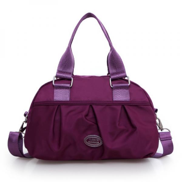 Hot All-match Nylon Lady Shopping Shoulder & Handbag Top Fresh Carved