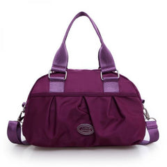 Hot All-match Nylon Lady Shopping Shoulder & Handbag Top Fresh Carved