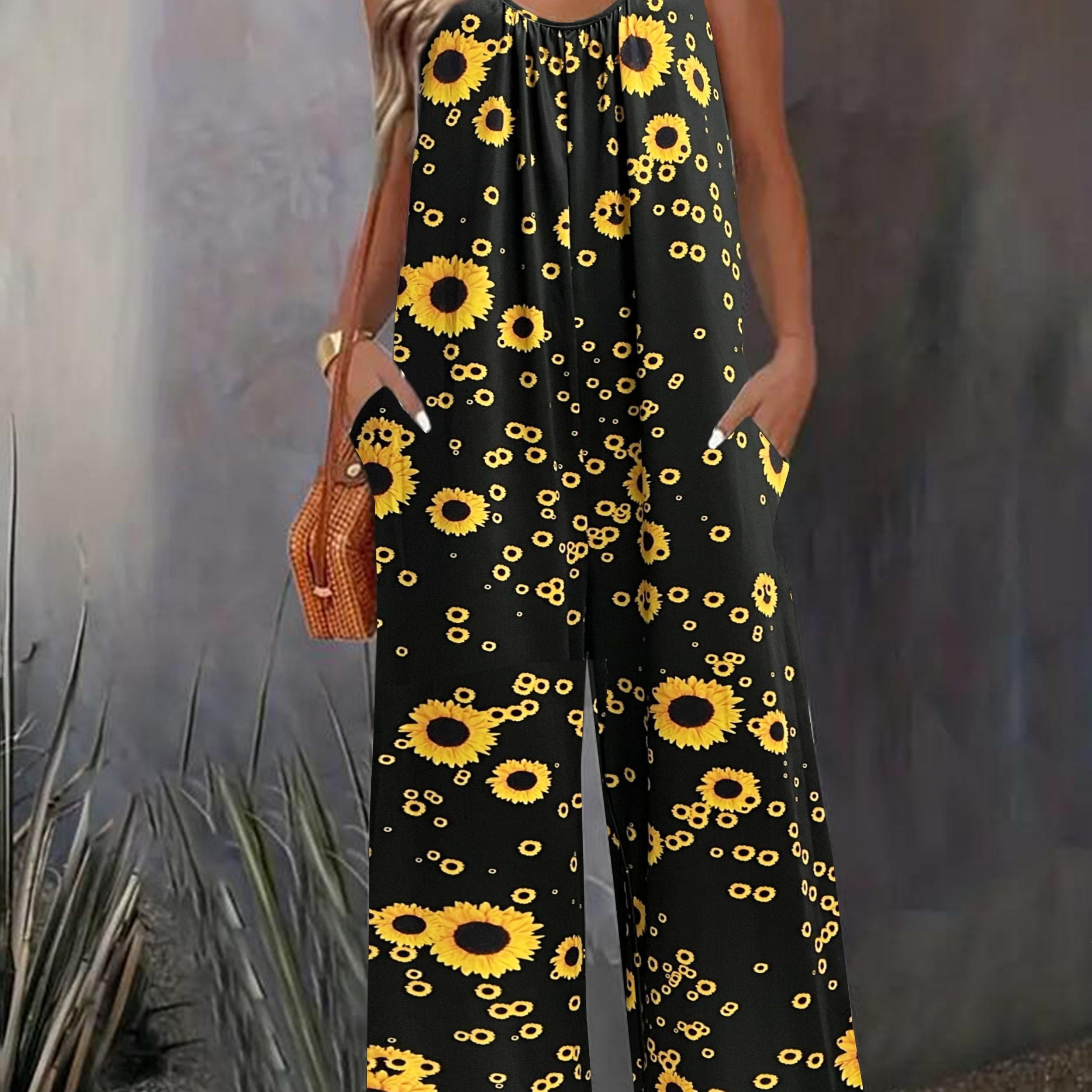  Sunflower Cami Jumpsuit