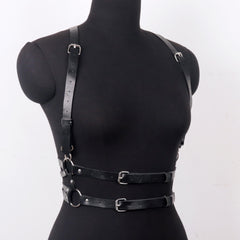 Adjustable PU Leather Waistband Corset Belt for Night Club