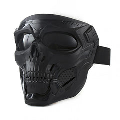Full Face Airsoft Skull Mask With PC Lens Eye Protection