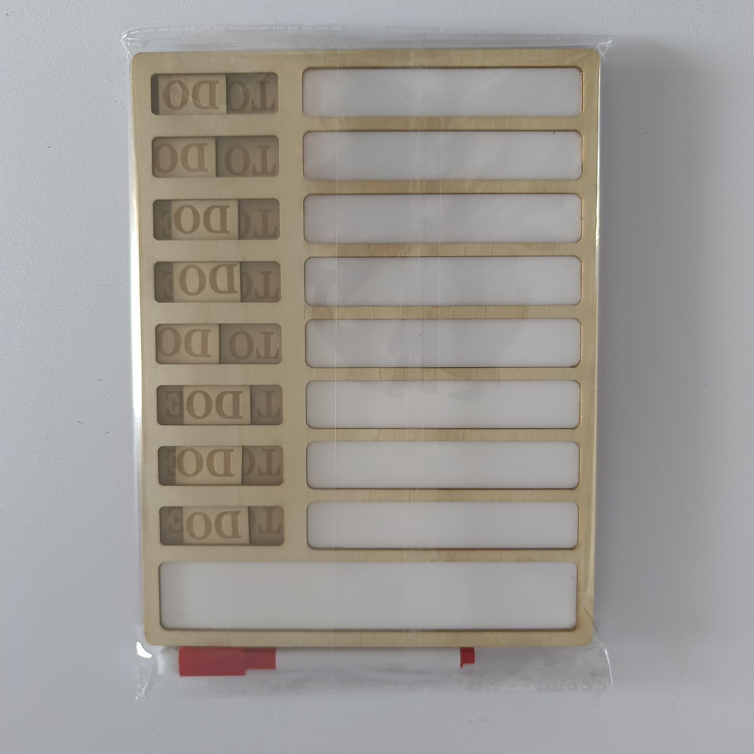 Wooden Schedule Board Housework Table Student Itinerary Note Board