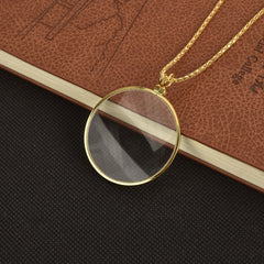 Portable Necklace Magnifying Glass for Reading Crafting Jewelry Making