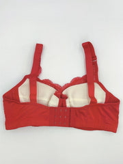 Contrast Lace Push Up Bra Comfy & Breathable Intimates