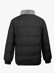 Men's Warm Zipper Pocket Jacket with Fur Collar