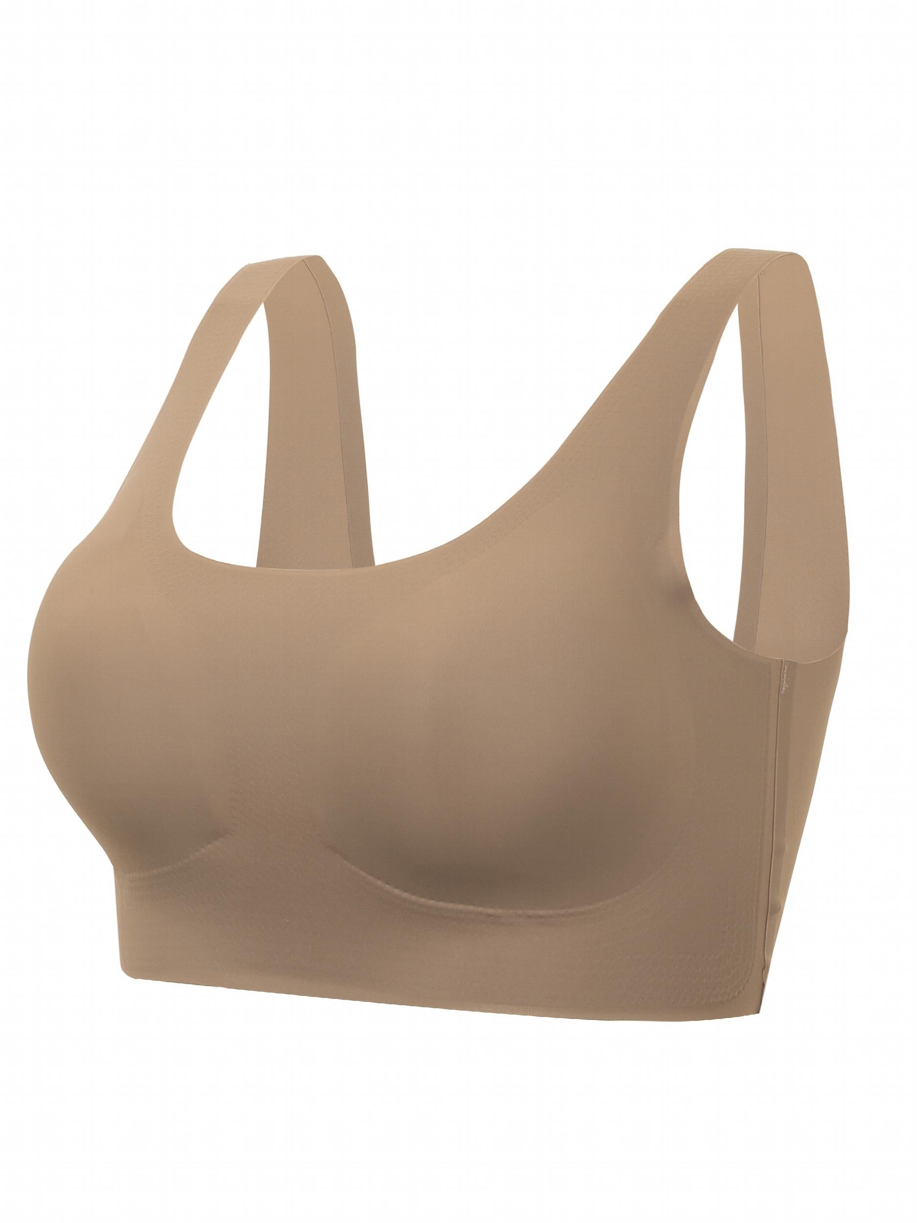 4pcs Seamless Solid Sports Bras for Women