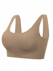 4pcs Seamless Solid Sports Bras for Women