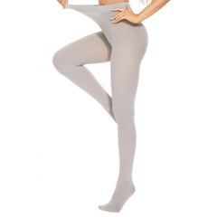 Women's 80 Denier Opaque Tights Footed Pantyhose