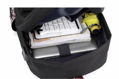 Assassination Classroom Printed USB Backpack With Chain Headphone Port
