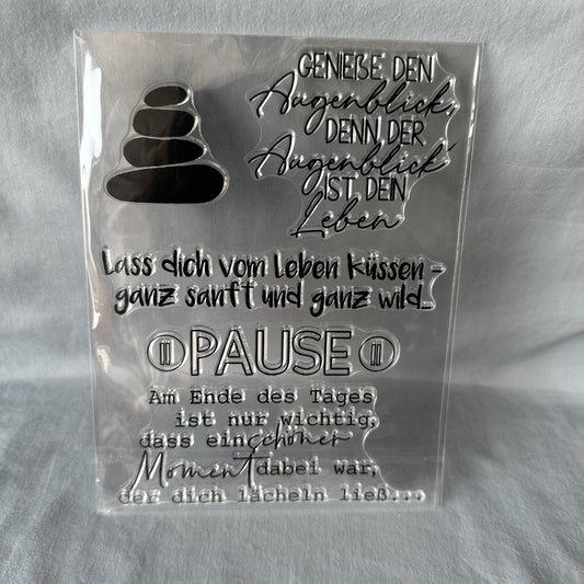 Transparent Silicone Stamp for DIY Scrapbook