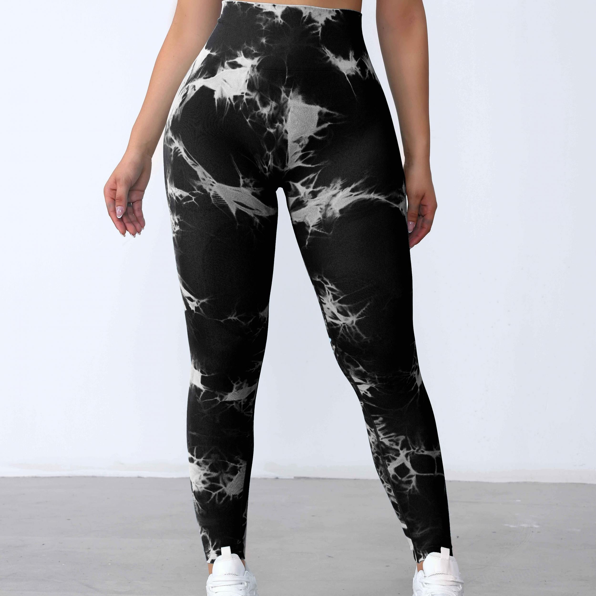 High Waist Tie Dye Yoga Leggings for Women