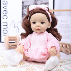 AKODEERD 30 Princess Doll with Soft Vinyl Skin Makeup